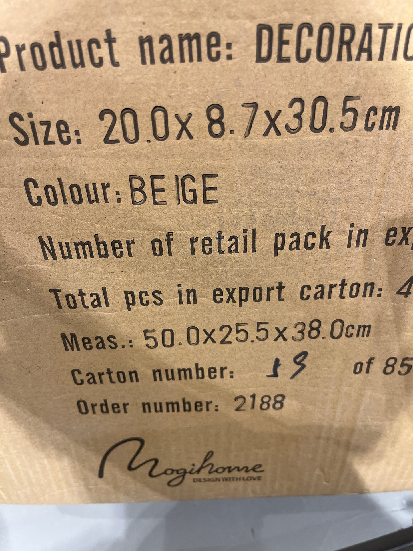 ERIS Bord Dekoration