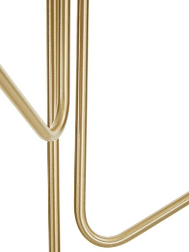 Taklampa i retrostil 75 x 50 cm- guld svart metall