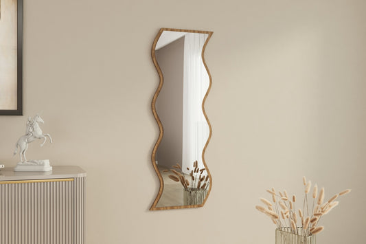 Safi - Vit, Valnötsspegel Spegel