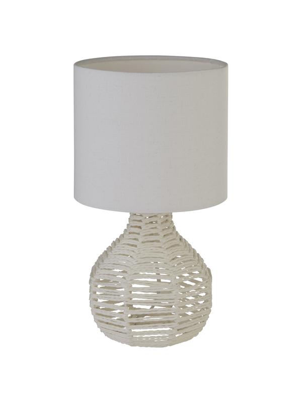 Bordslampa av rotting