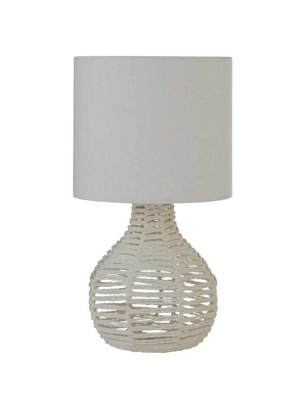 Bordslampa av rotting