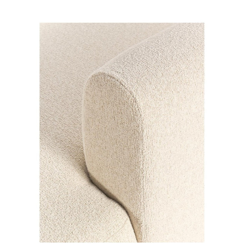 Modulär Bouclé hörnsoffa Sofia (3-sits), hörndel till höger