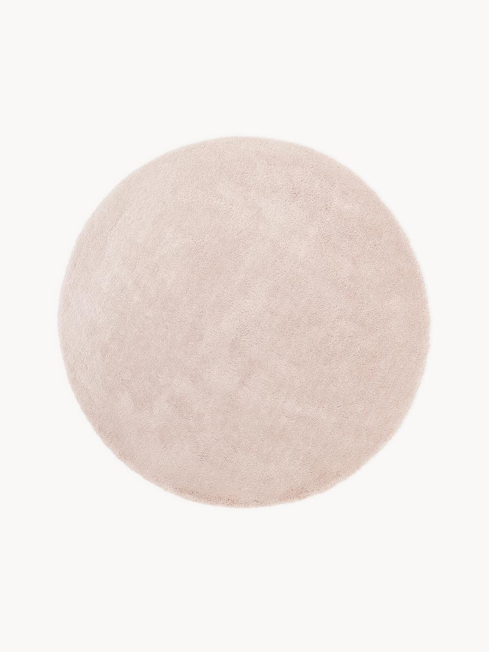Fluffig rund lurvig matta