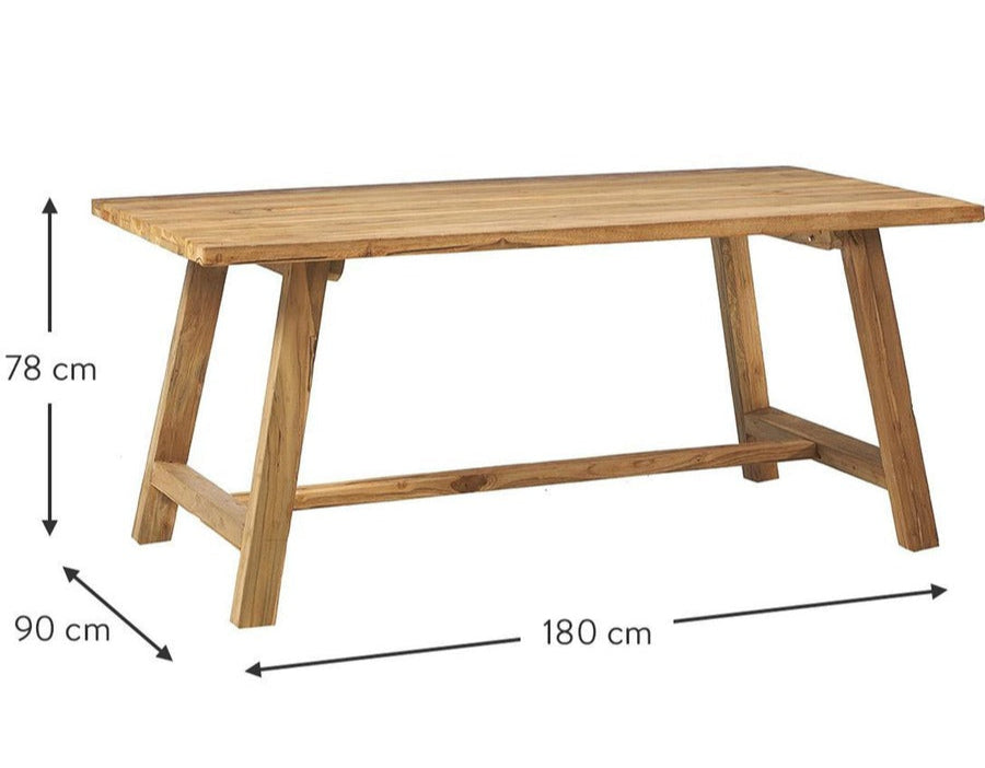 Matbord av teak