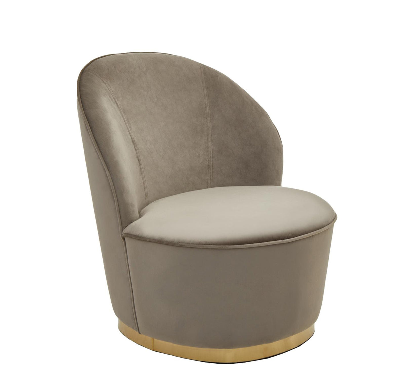 Tamra Velvet Gold fåtölj