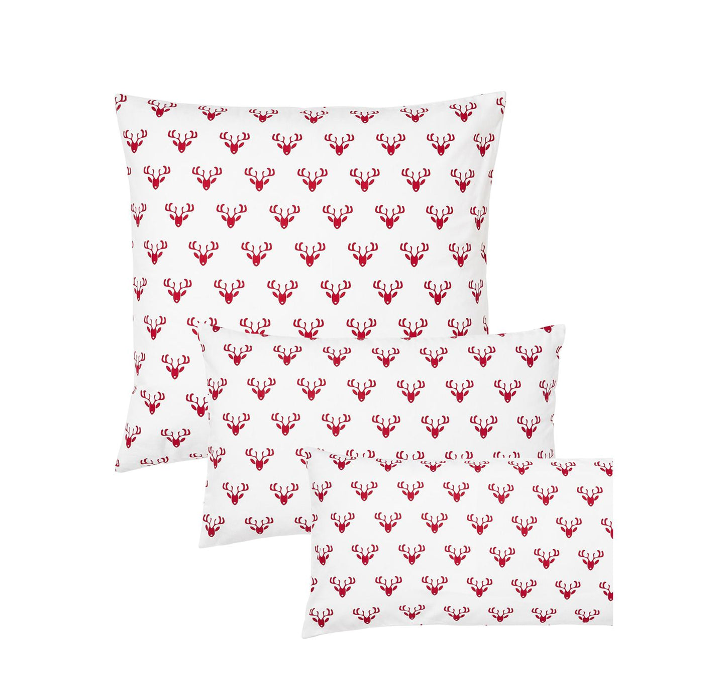Vince vändbart flanellörngott med vintermönster, 1 stycke, 65 x 65 cm