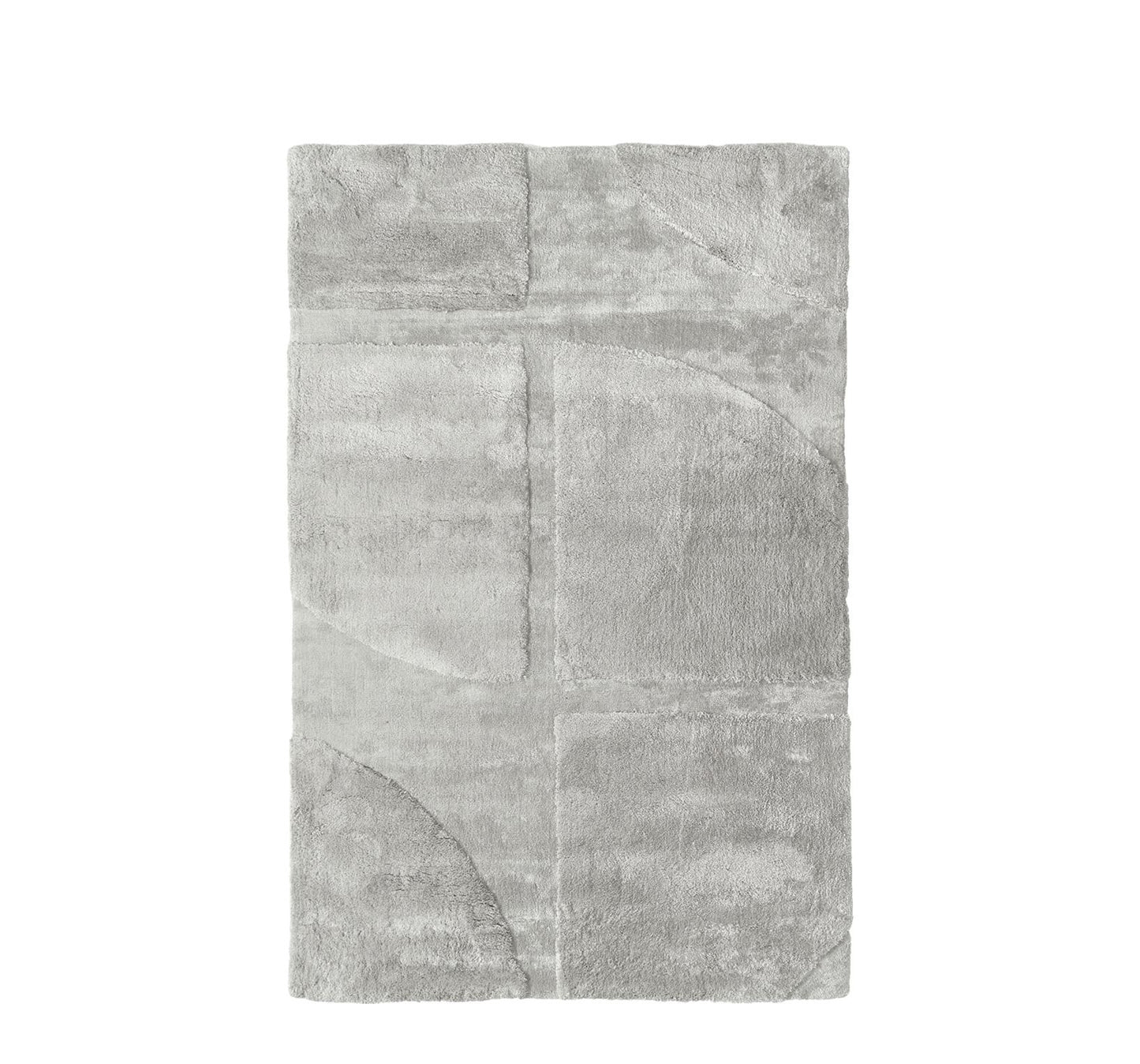 Fluffig jade med djup lugg med upphöjd hög-låg struktur, B 160 x L 230 cm
