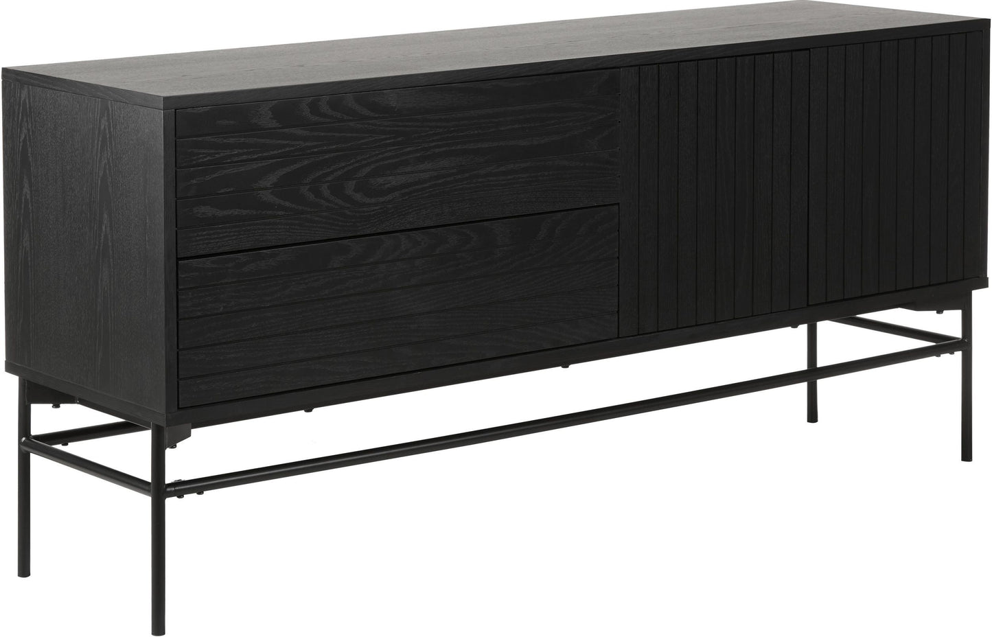Skänk - Svart - B 160 cm