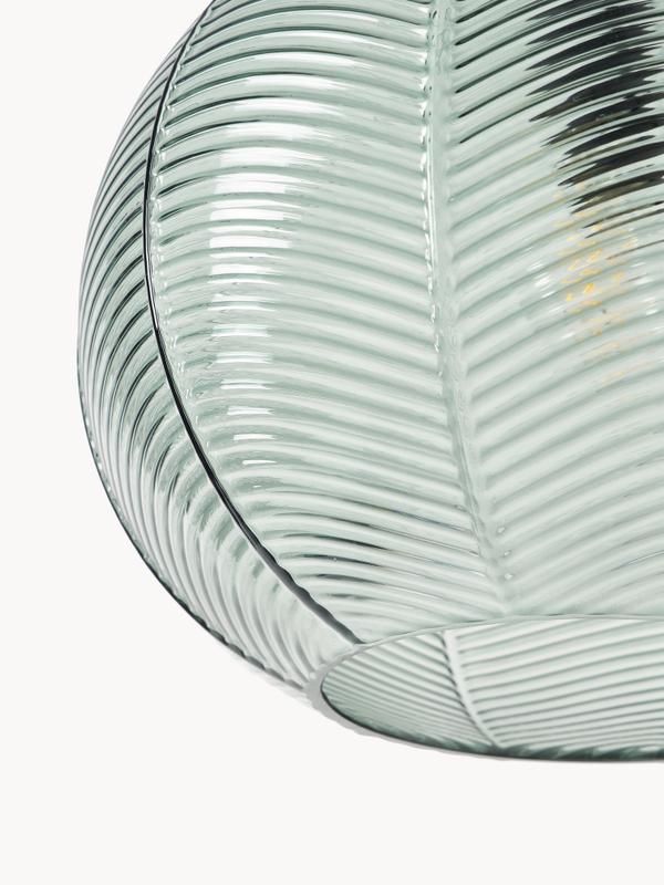 Taklampa gjord av tonat glas