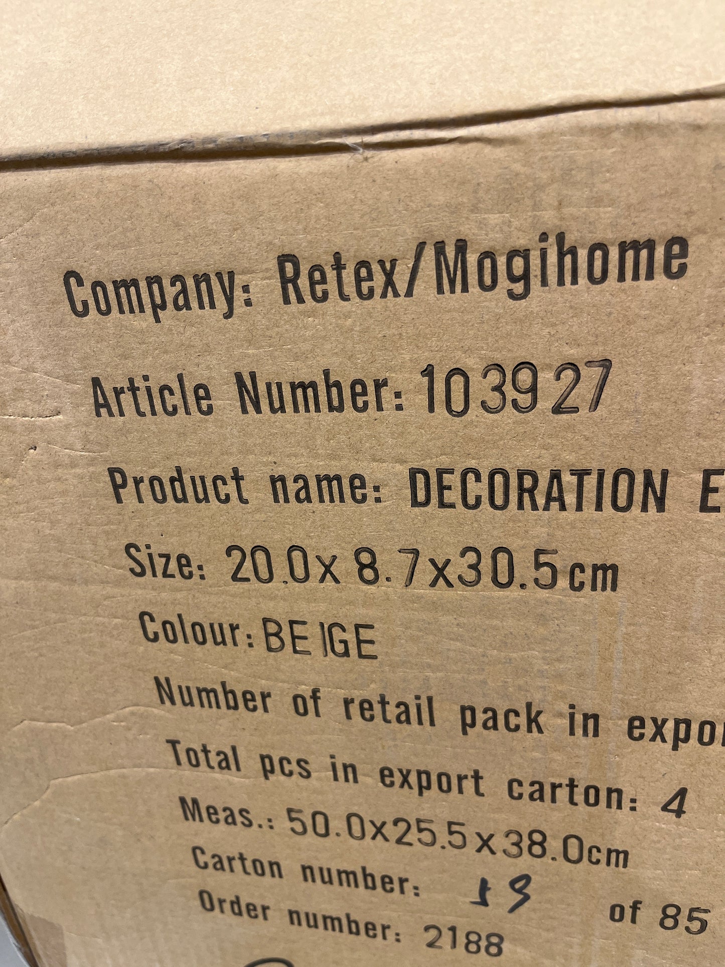 ERIS Bord Dekoration