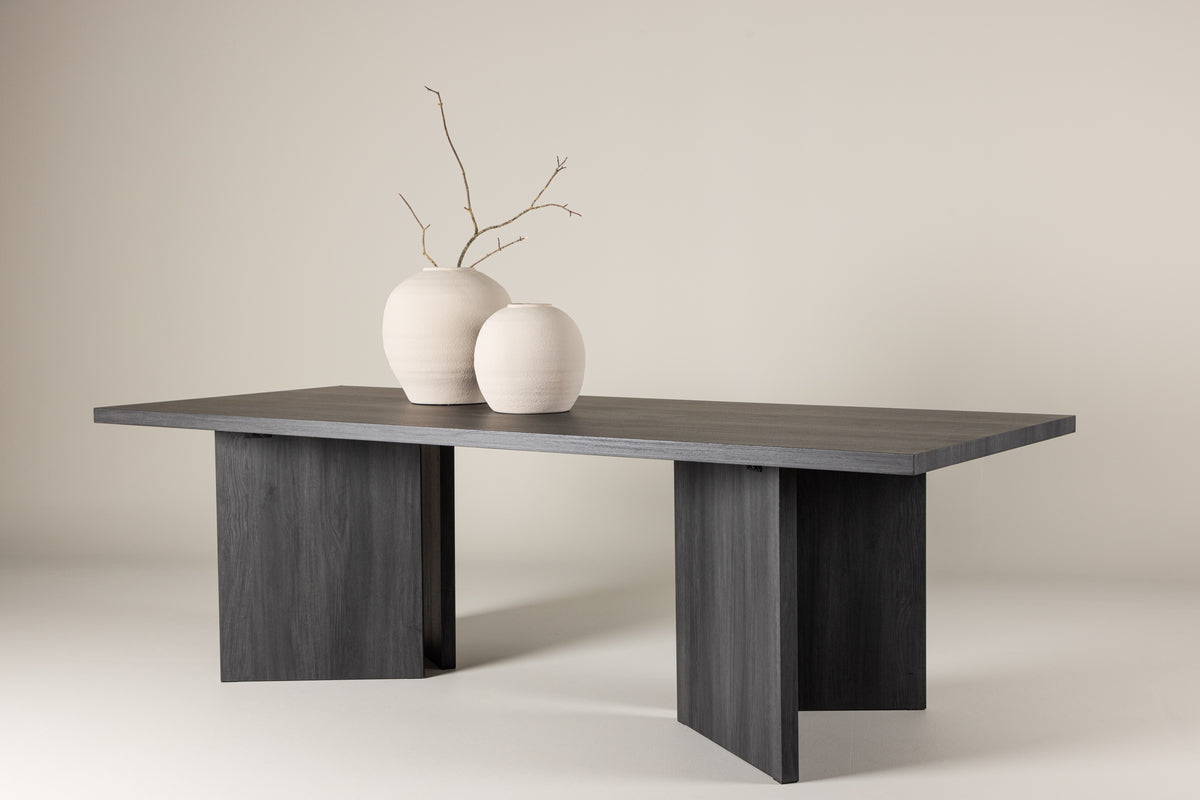 Bassholmen Rektangulära Matbord 240 x 100 Svart