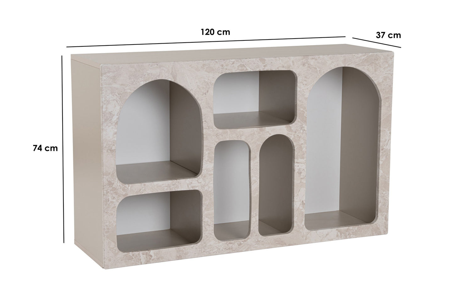 Liva Sideboard 120 cm - Traverten