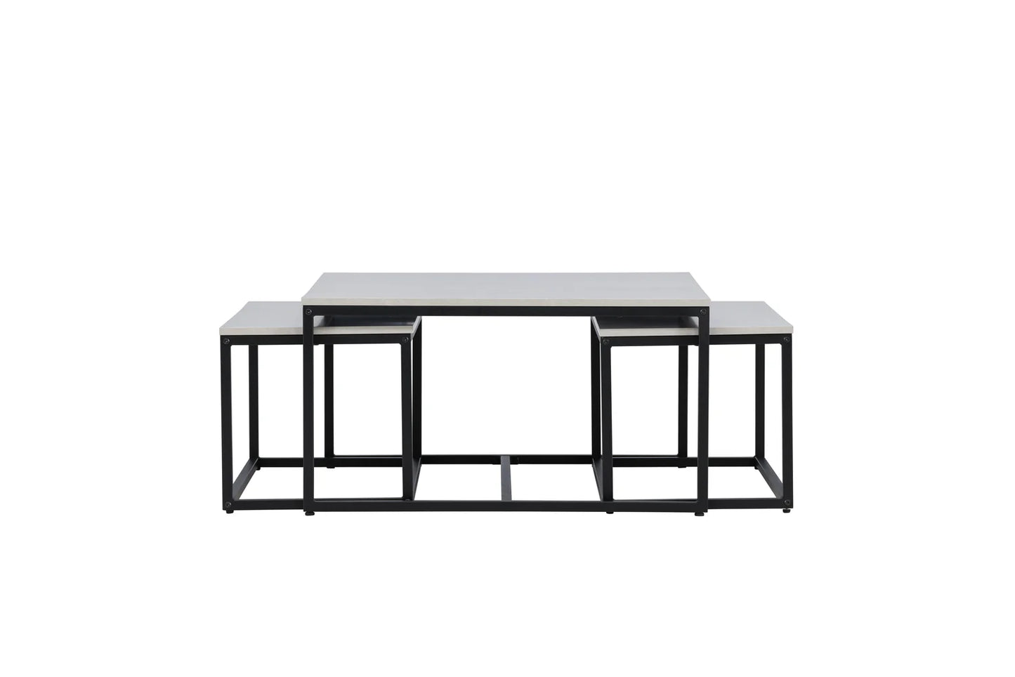 Solna Soffbord Bord 1: 80 Bord 2: 38 cm x Bord 1: 80 cm Bord 2: 73 cm Grå