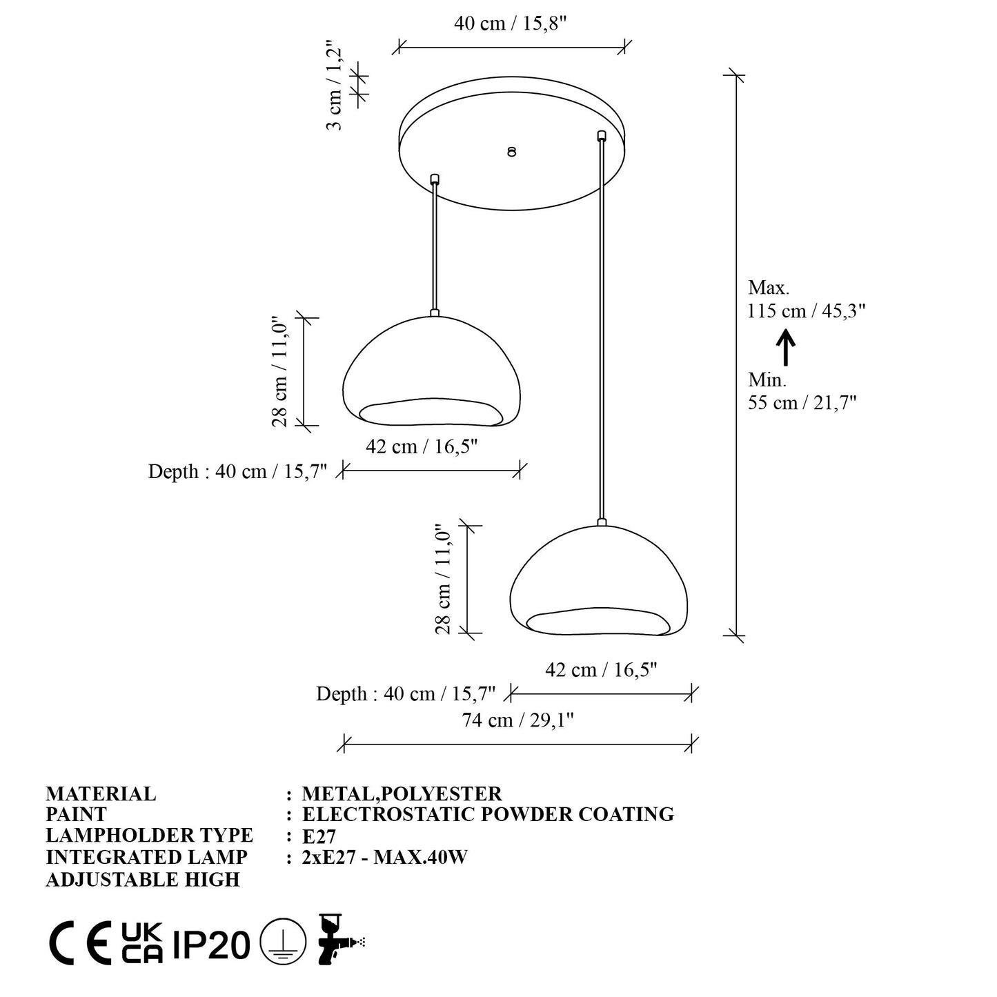 LOVAL-40-40-T-LUNA taklampa