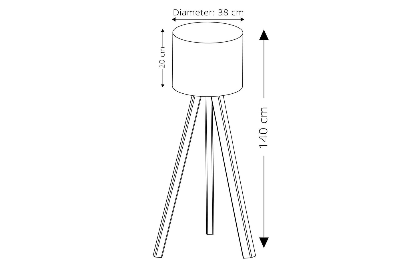 AYD-1806 golvlampa