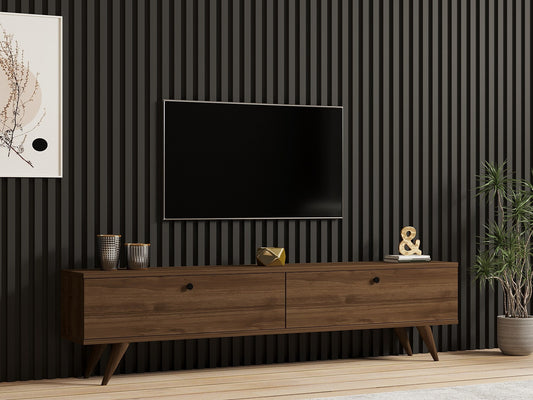 Paris 160x25x40 cm- Tv-Bänk I Valnöt