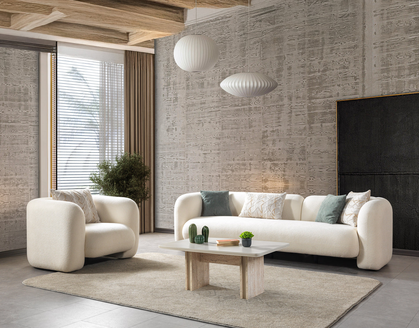 Soffserie Luna – Välj mellan 4-sits, 3-sits eller fåtölj