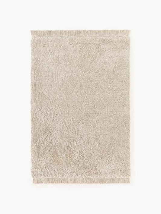 Fluffig matta med fransar - 195x300 cm