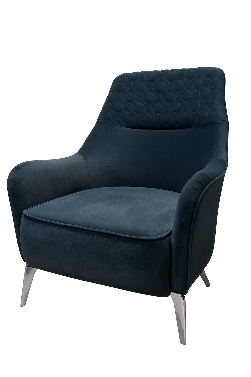 Fåtölj i Mörk Blå