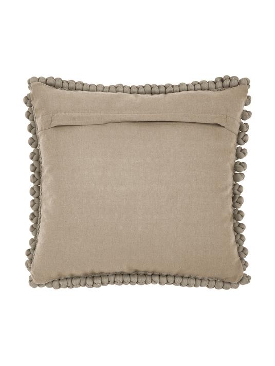 45x45 Kuddfodral med små bollar av tyg - Beige