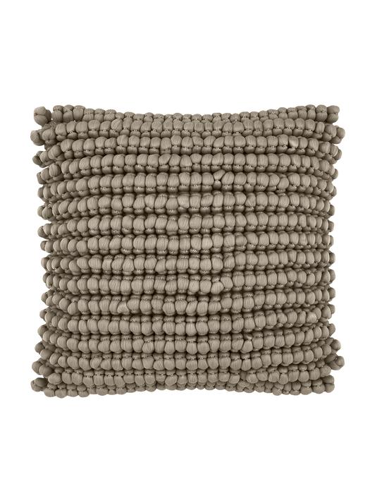 45x45 Kuddfodral med små bollar av tyg - Beige