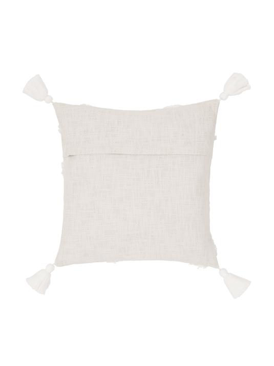 40x40 Kuddfodral med tuftade detaljer - Beige/Vit