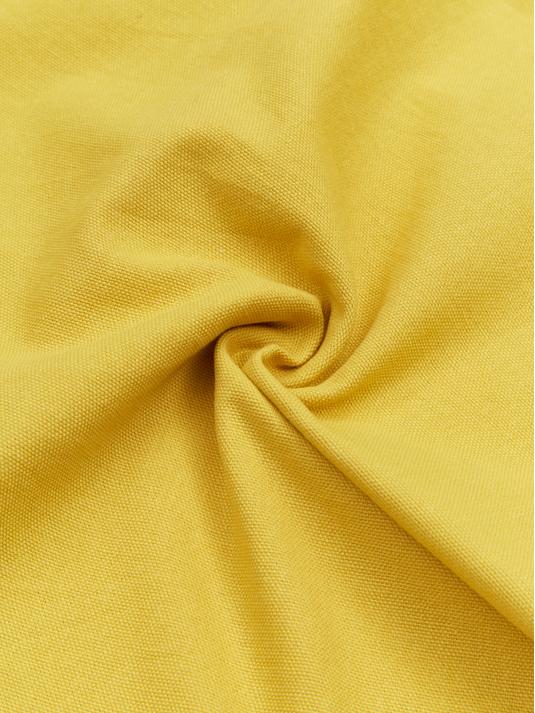 40x40 Kuddfodral med tofsar - Gul