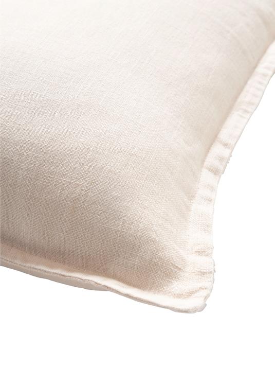 30x50 Kuddfodral i Linne - Ljusbeige