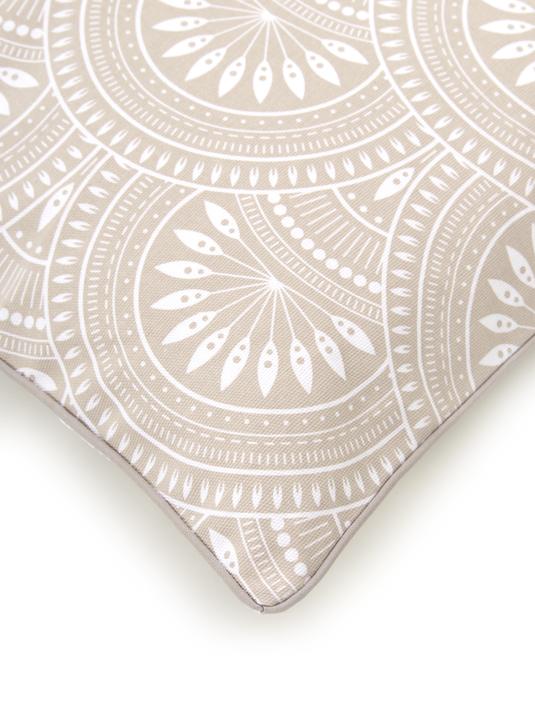 Vändbart Kuddfodral med mönster - Beige/Gräddvit