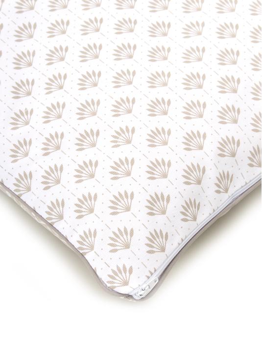 Vändbart Kuddfodral med mönster - Beige/Gräddvit