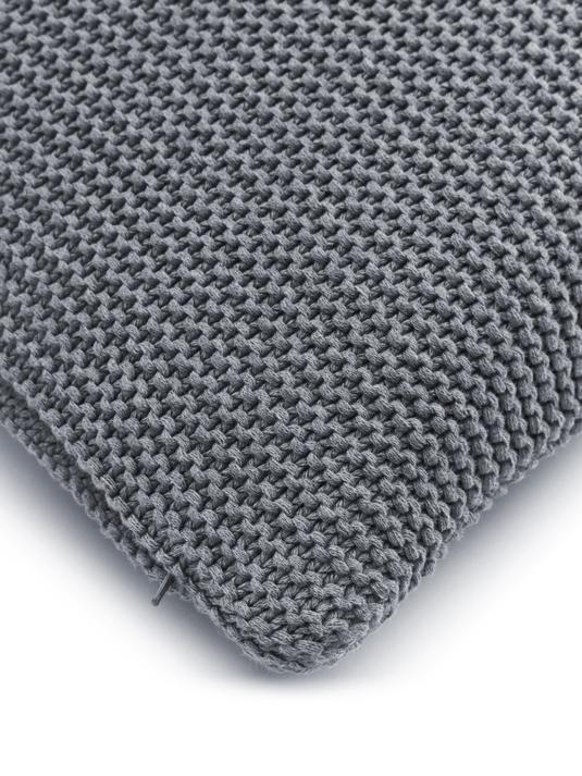 Stickat Kuddfodral - Grå