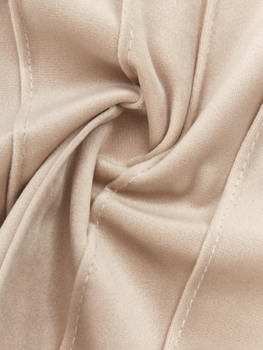 Sammets Kuddfodral med strukturmönster - Beige