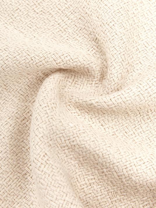 30x50 Kuddfodral med dekorativa tofsar - Beige