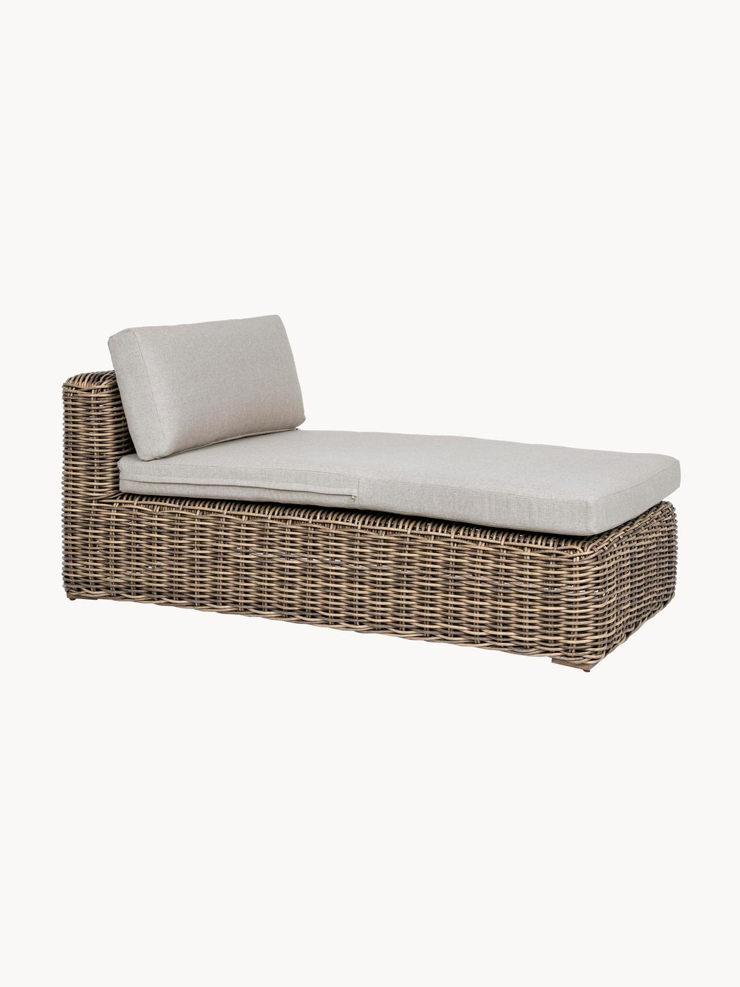 Trädgård Solstol - Beige/Ljusbrun