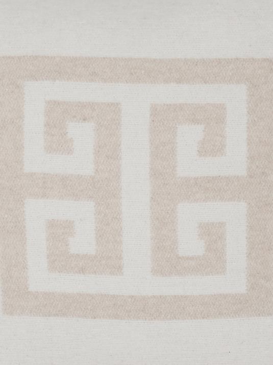 45x45 Kuddfodral med grafiskt mönster - Beige/Vit