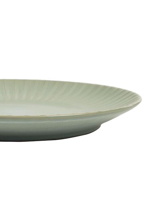 Set av 2 Desserttallrikar - Ljusgrön