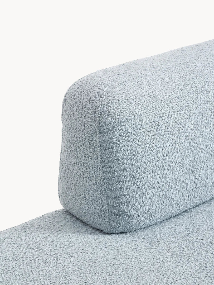 Bouclé Ottoman Lilo, ryggstöd höger