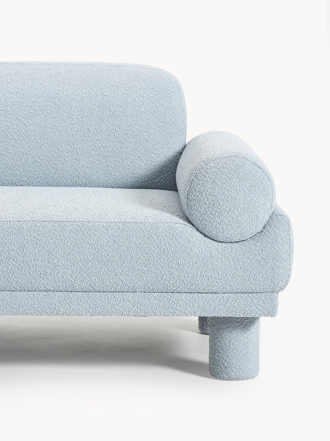 Bouclé Ottoman Lilo, ryggstöd höger