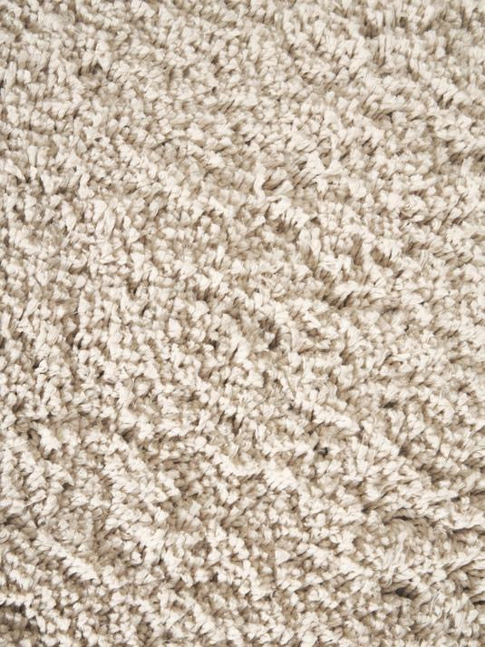 Fluffig matta med djup lugg med fransar, B 195 cm, L 300 cm