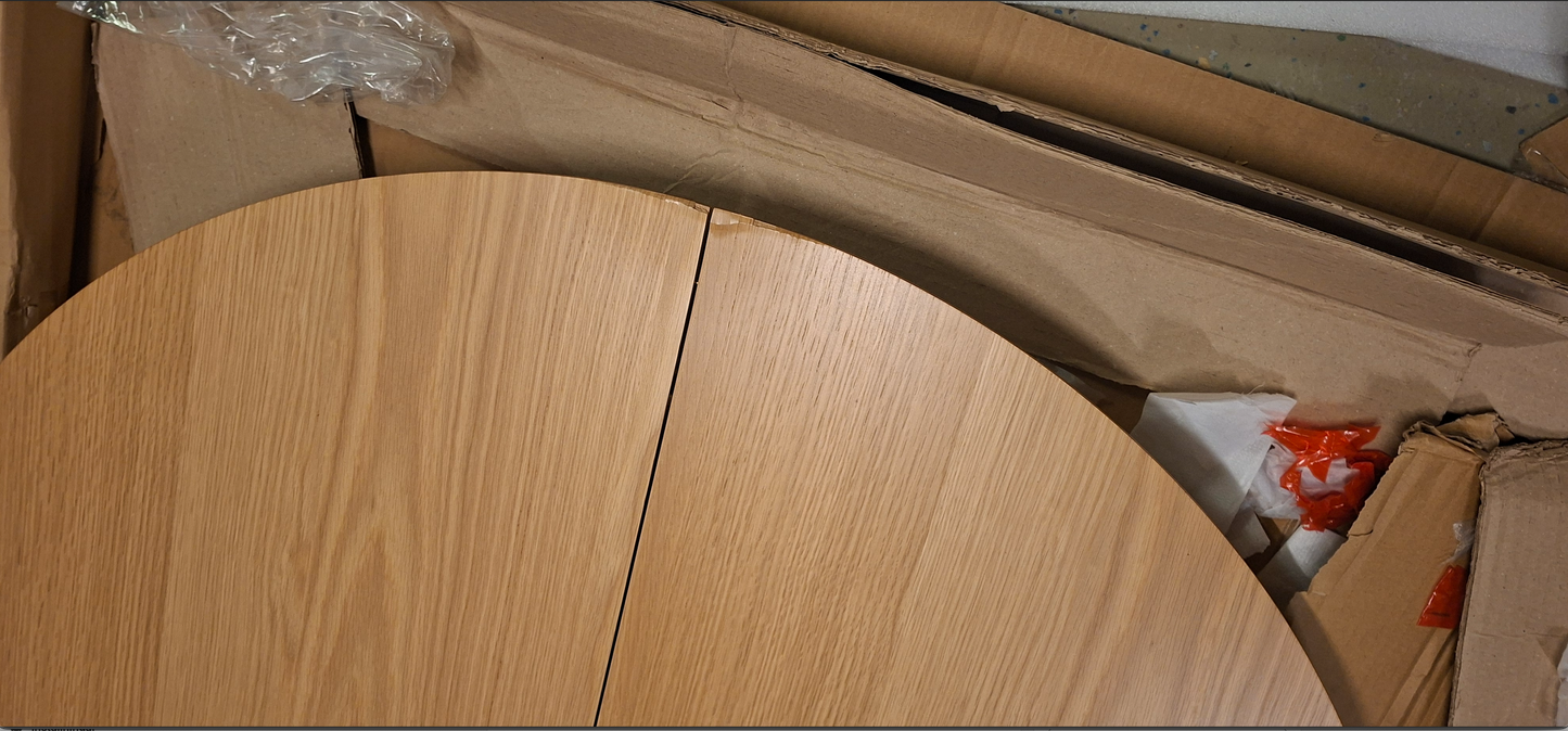 Montreux utdragbart matbord, Ø 115 - Ø 155 cm