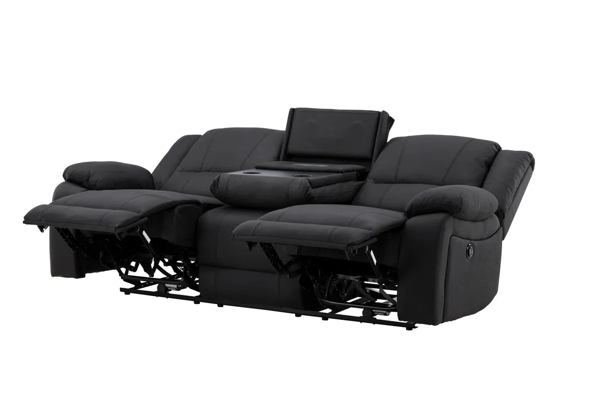 Singapore Reclinersoffa – Svart