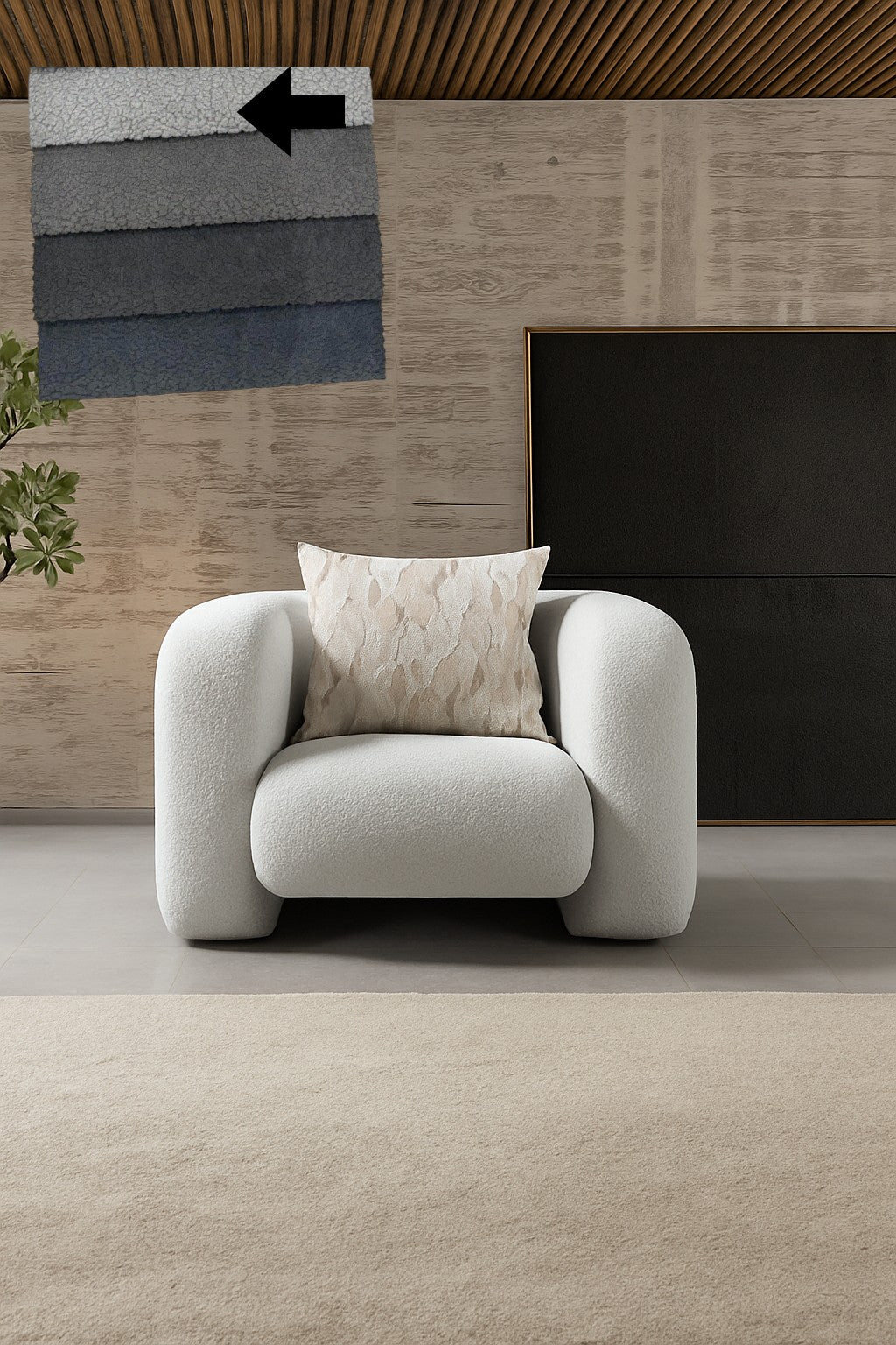 Soffserie Luna – Välj mellan 4-sits, 3-sits eller fåtölj