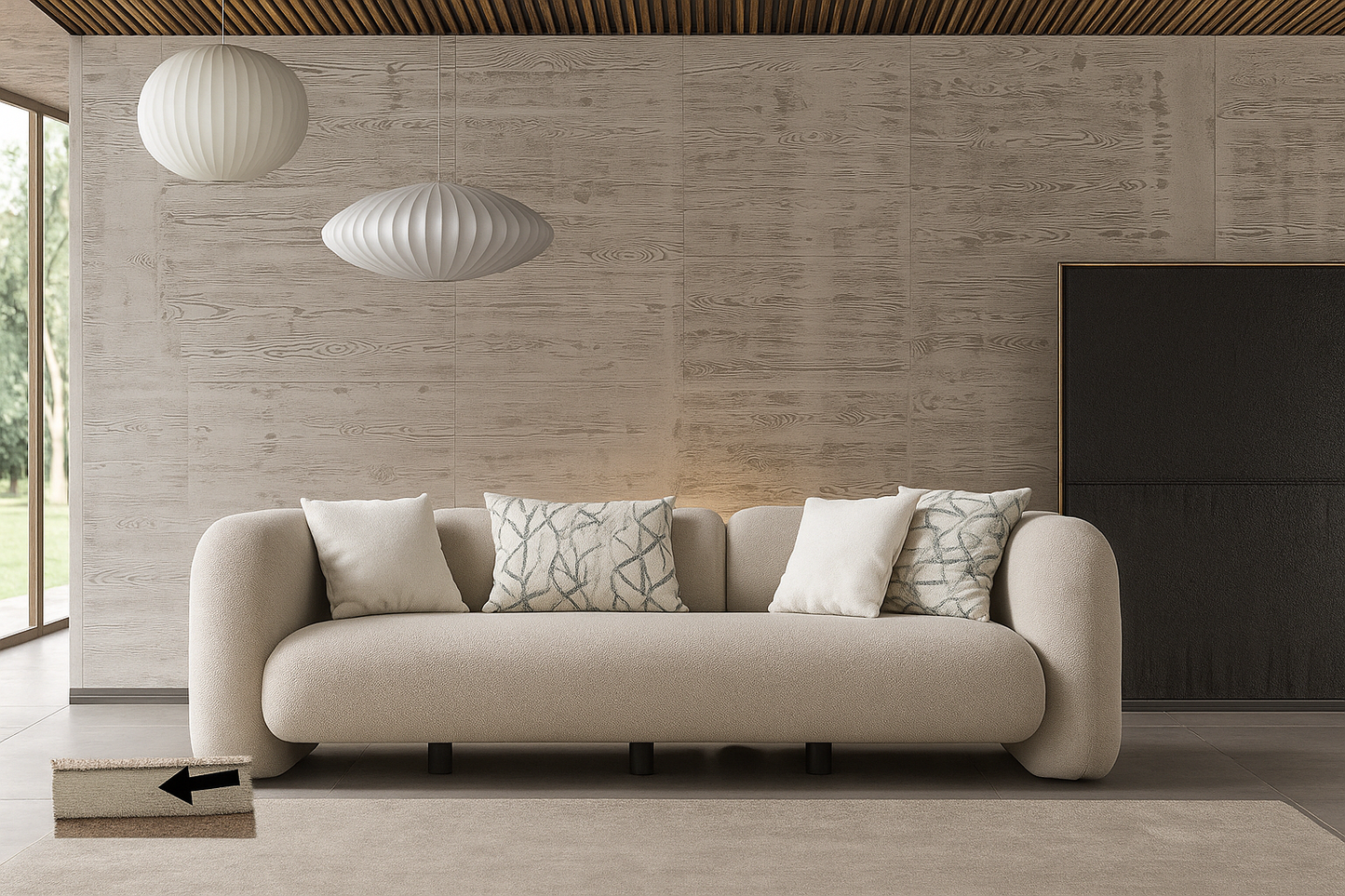 Soffserie Luna – Välj mellan 4-sits, 3-sits eller fåtölj