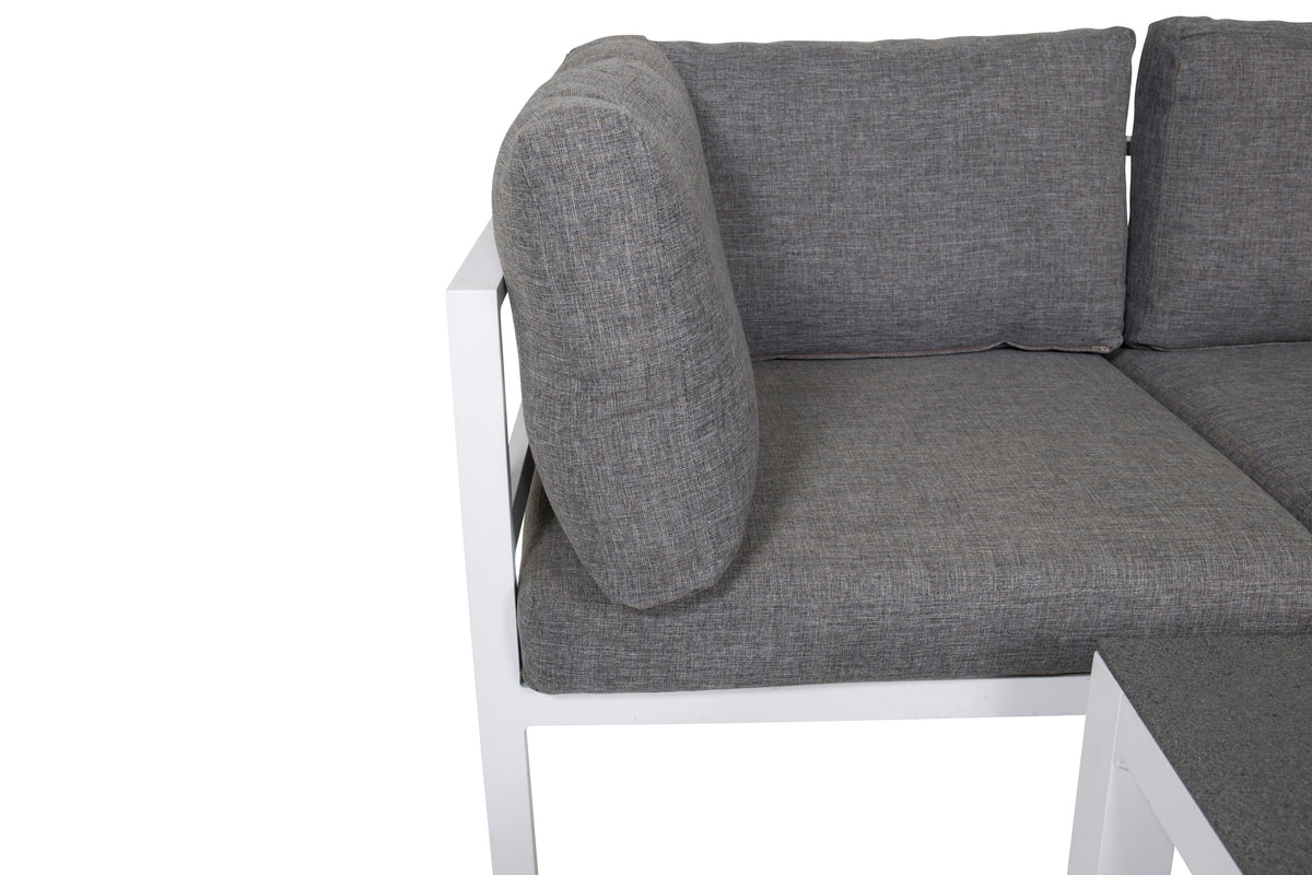 Soffgrupp Copacabana – Bord: 45x120x70 Soffa: D: 74 H: 65 W: 222x222