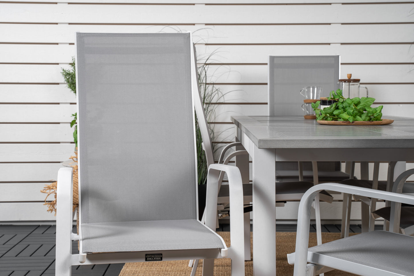 Albany Matbord med Copacabana Stolarna Matgrupp