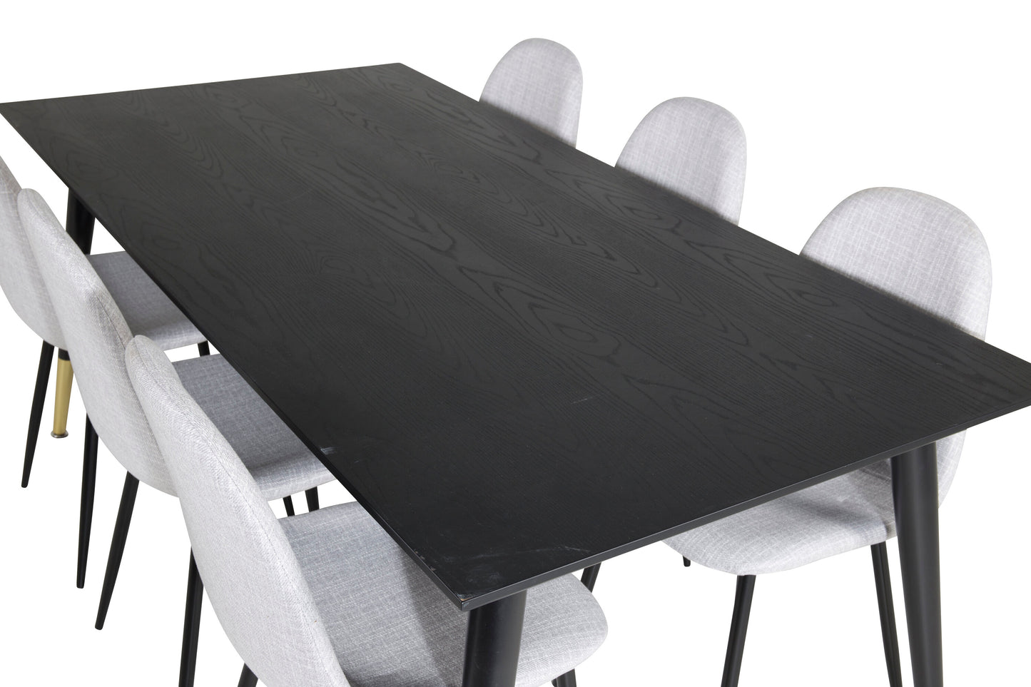 Dipp Matbord med Polar Stolarna – Bord: 75x180x90 Stol: 53x87x44
