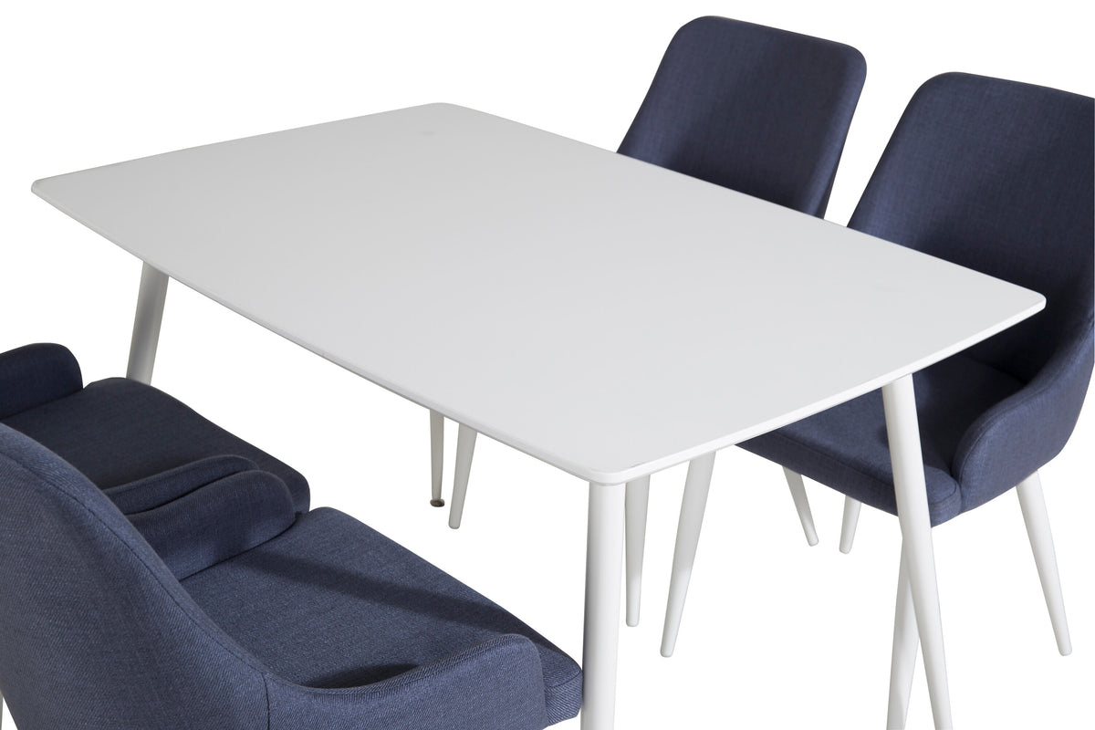 Polar Matbord med Plaza Stolarna – Bord: 75x120x80 Stol: 58x86x49