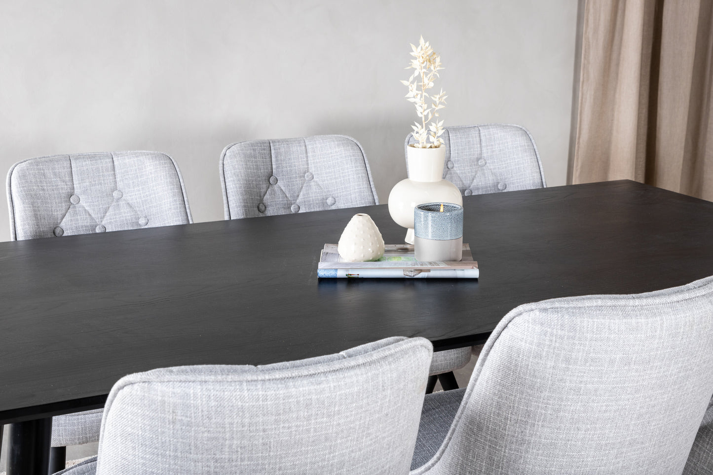 Dipp Matbord med Velvet Deluxe Stolarna Matgrupp