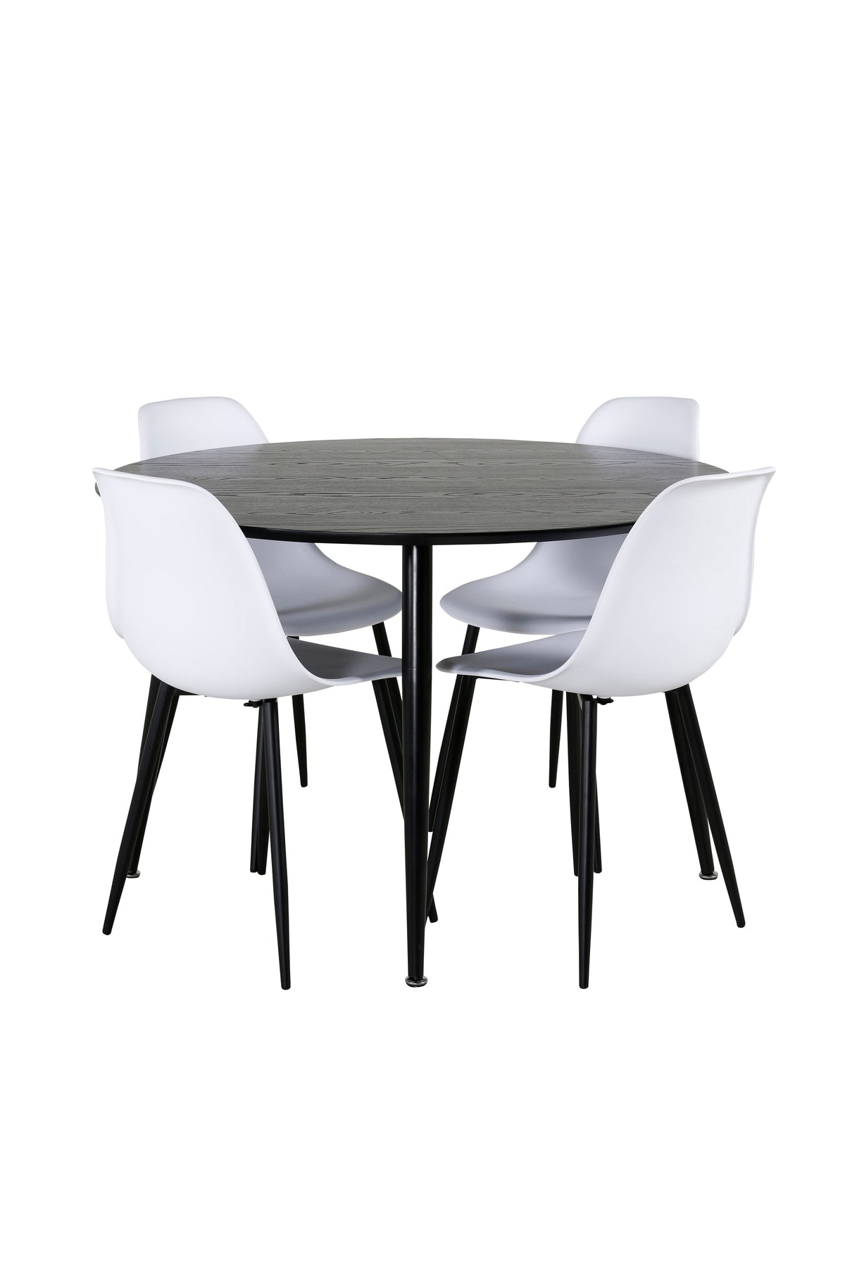 Dipp Matbord med Polar Stolarna – Bord: ⌀115 Stol: 58x81x45,5