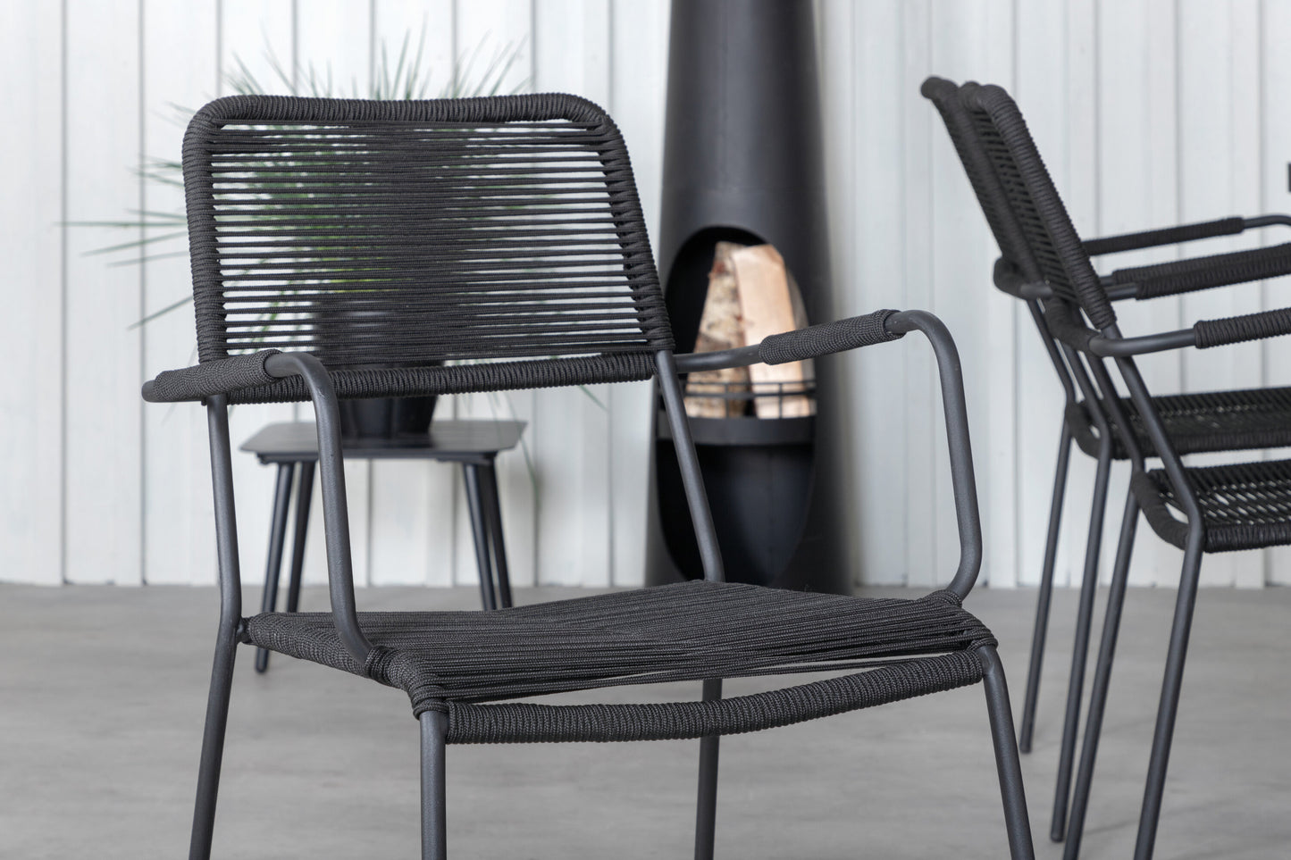 Khung Matbord med Lindos Stolarna Matgrupp